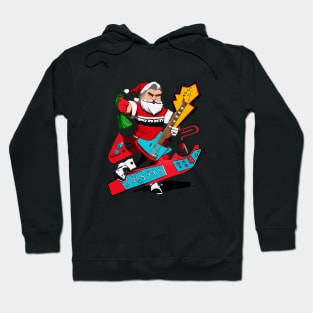 Santa Claus Guitar Hoodie